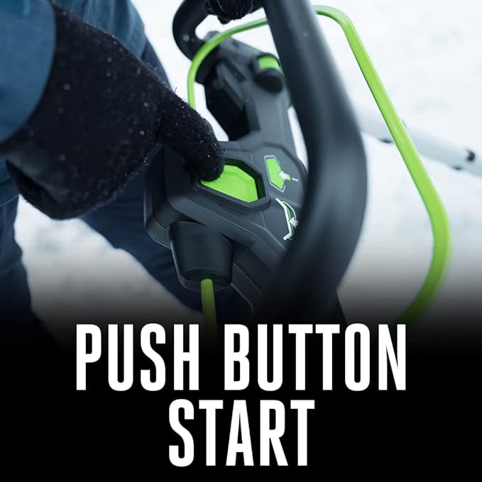 EGO Power+ SNT2112 21-Inch 56-Volt Lithium-Ion Cordless Snow Blower with Peak Power and Steel Auger - (2) 5.0Ah Batteries and Dual Port Charger Included