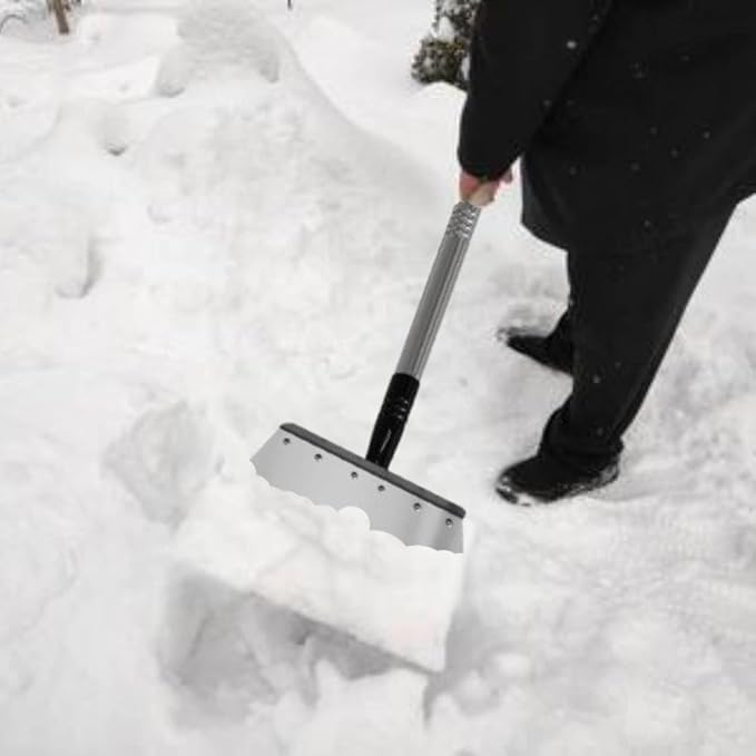 Multifunctional Garden Shovel – 54" Heavy Duty Stainless Steel Cleaning Tool with Adjustable Handle for Weeding, Lawn Edging, Snow/Ice Removal & Digging, Durable Outdoor Spade & Scraper
