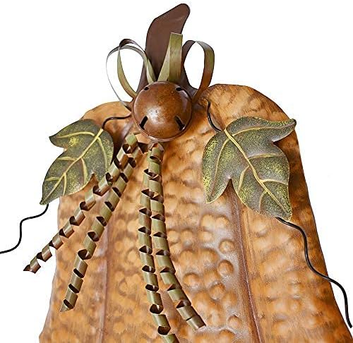 Morning View Metal Pumpkin Yard Sign with Stakes Fall Decor Decorative Rustic Pumpkins Garden Stake Yard Decor Outdoor Thanksgiving Autumn Harvest Halloween Lawn Patio Decorations 30" Tall