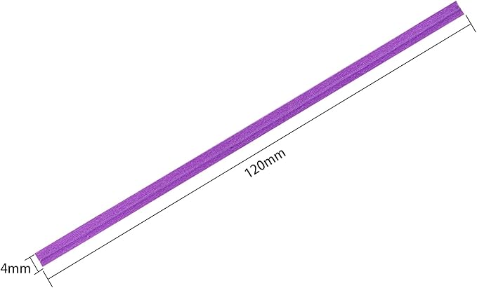 500 Pcs 5" Purple Paper Twist Ties, for Party Cello Candy Bread Coffee Bags Cake Pops