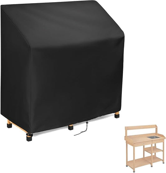 Outdoor Garden Potting Bench Table Cover, Universal Outdoor Potting Table Cover - 45 x 20 x 48 Inch