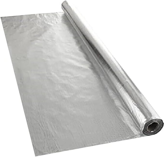 US Energy Products Highly Reflective Silver FOIL Mylar Film Insulation Sheets: Ideal for: Grow Room, Greenhouse, Farming, Plant Growth, Energy Saving, SAUNAS, and More: (36INCH X 25FT) Sheets