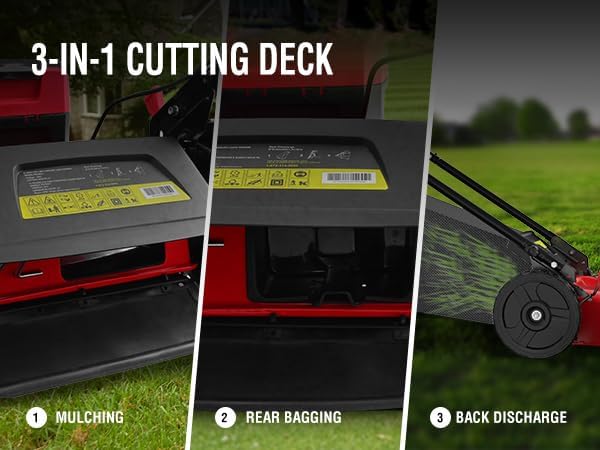 Powersmart 80V 21IN Brushless Cordless Lawn Mower Battery Lawn Mower with 6.0Ah Battery and Charger