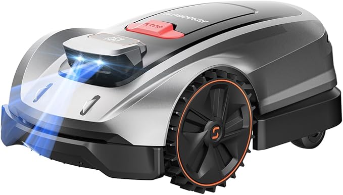 Sunseeker X3 Plus Robot Lawn Mower no Wire,0.3 Acre/13,000 Sq. Ft,Smart APP Control, AI & RTK Navigation, 6 Muti-Zone, Path Planning, for Small/Medium Yards