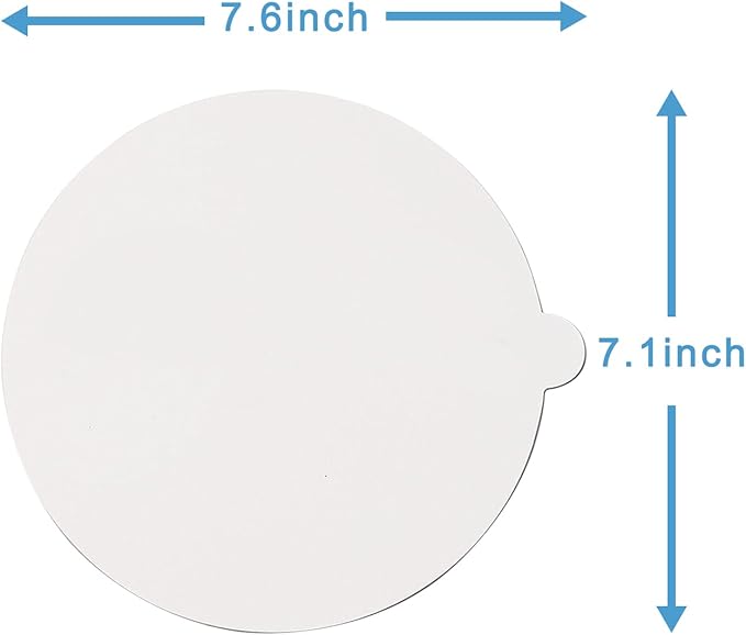 Flea Trap Refill Discs Sticky Pads 30 Pcs, 7.1 Inch Round Replacement Glue Boards for Victor The Ultimate and Other Flea Traps for Inside Your Home