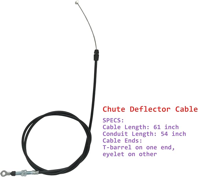 06900406 Snow Blower Chute Deflector Cable for Ariens Deluxe and Pro Snow Thrower Replaces 06900018
