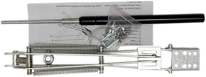 BIBISTORE Automatic Greenhouse Vent Opener Auto Solar Cold Frame Window Openers Agriculture Hothouse Roof Opening Kits Gardening Greenhouse Accessories-33 Lbs Lift Capacity,Two Springs