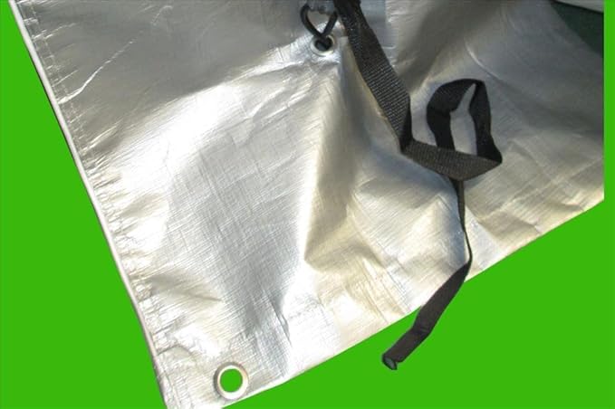 DELTA 24'x13' Carport - Heavy Duty Waterproof Outdoor Garage Shelter with PE Top Cover for Car, Truck, Boat - Grey