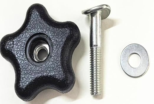 117-5976 Handle Knob and Screw Bolt Kit, Compatible with Toro Lawn Mowers/Snow Blowers Repair Part 92-2260 & 106-4161, for Most Models Toro Recycler Lawn Mower Deck Parts (2 Sets)