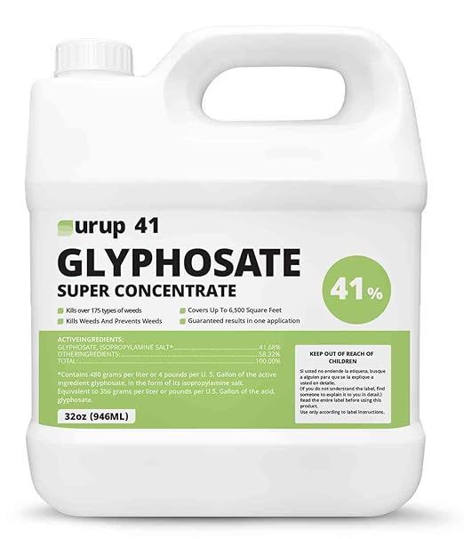 32OZ 41% Glyphosate Super Concentrate Weed & Grass Killer