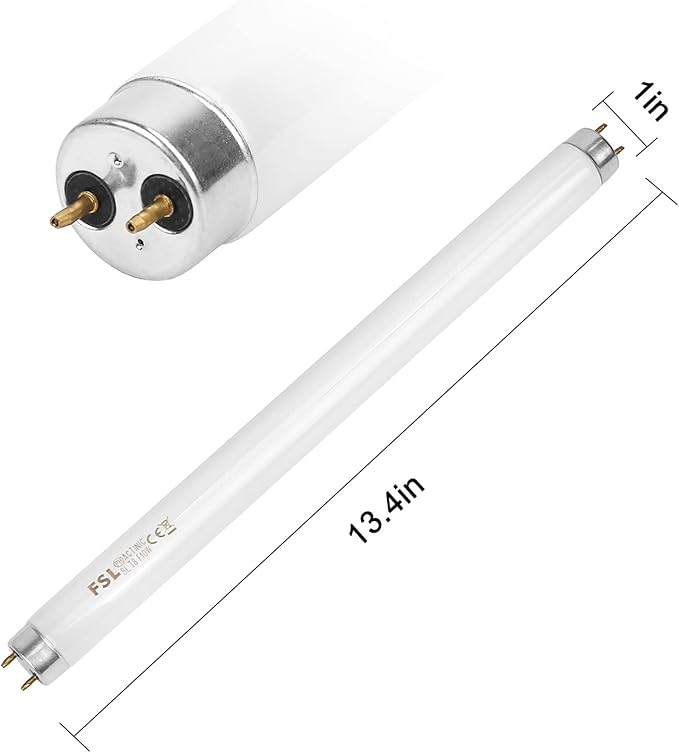 Ultraviolet Tubes 10W 2-Pack for Electric Bug Zapper, Mosquito Insert Killer, Home Pest Control UV Light Tube Electronic Lamp, Replacement UV T8 Lamp Bulb Light Tube for 20 Watt Insect Killer