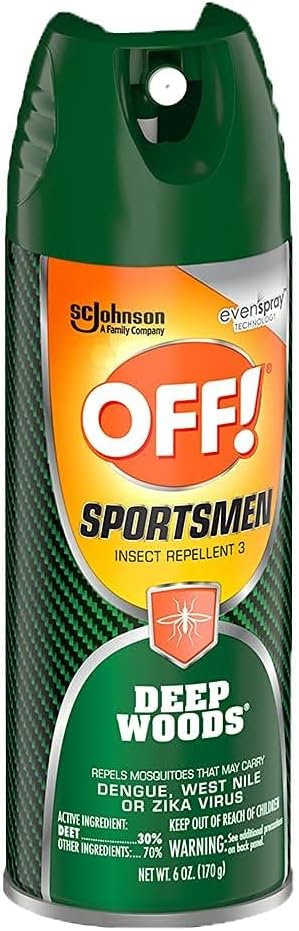 Off! Deep Woods Sportsman Insect Spray 6 Ounce (Pack of 4)