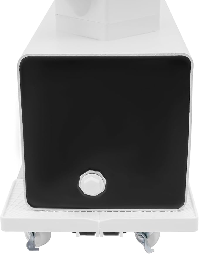 Hydroponic Growing Kit, Vertical Vegetable Planter Tower Hydroponic Germination Tower with 56 Planting Holes and 4 Wheels, 30L/7.93Gal Indoor Outdoor Garden Hydroponics Growing Tower System