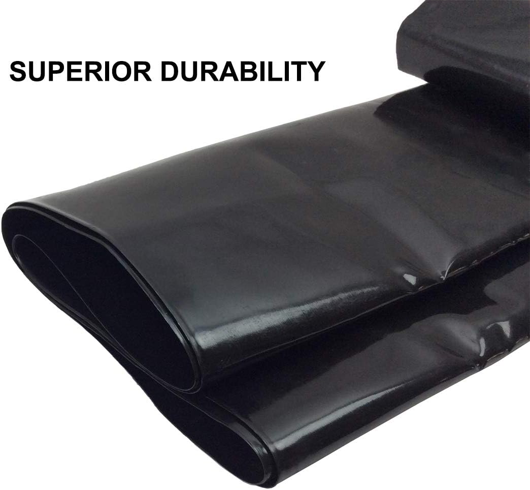 Pond Liner, 20 Mil 7 x 10 Feet Pond Liners for Outdoor Ponds, Black HDPE Fish Pond Liner for Koi Ponds, Streams Fountains and Garden Waterfall