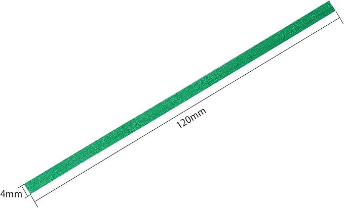 500 Pcs 5" Green Paper Twist Ties, for Party Cello Candy Bread Coffee Bags Cake Pops