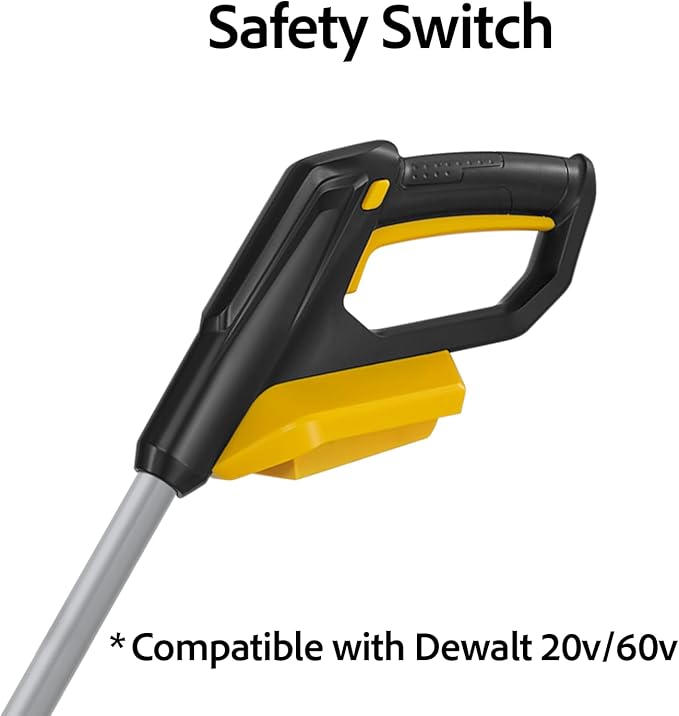 Cordless Snow Shovel Compatible with Dewalt 20V Max Battery, 12” Brushless Snow Blower Electric Snow Thrower, w/4.0 Ah Battery & Charger, LED Light, Safety Switch, Adjustable Direction & Front Handle