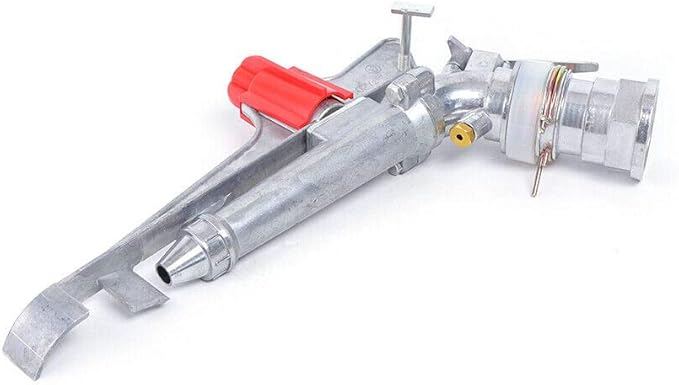 YIYIBYUS 2 Inch Irrigation Spray Gun, 65-80M Large Impact Area 360 Adjustable Water Sprinkler for Large-Scale Agricultural Irrigation