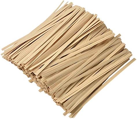 500 Pcs 5" Kraft Paper Twist Ties Reusable Bread Ties, for Party Cello Candy Bread Coffee Bags Cake Pops