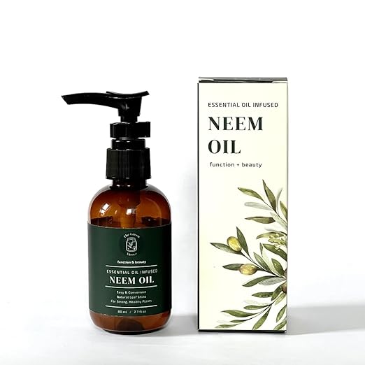 Neem Oil for Plants (Makes 480 fl oz) Infused with Lavender, Peppermint & Rosemary Essential Oils (2.7 fl oz)
