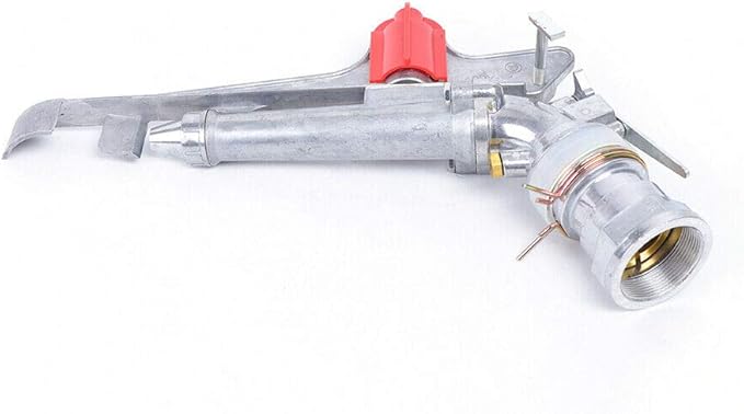 YIYIBYUS 2 Inch Irrigation Spray Gun, 65-80M Large Impact Area 360 Adjustable Water Sprinkler for Large-Scale Agricultural Irrigation