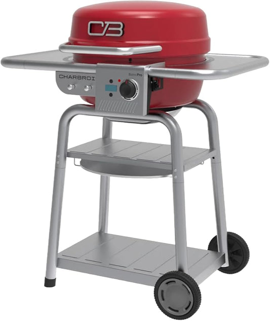 Bistro Pro Electric Grill & Griddle + Charcoal Mode, Red - 25302146