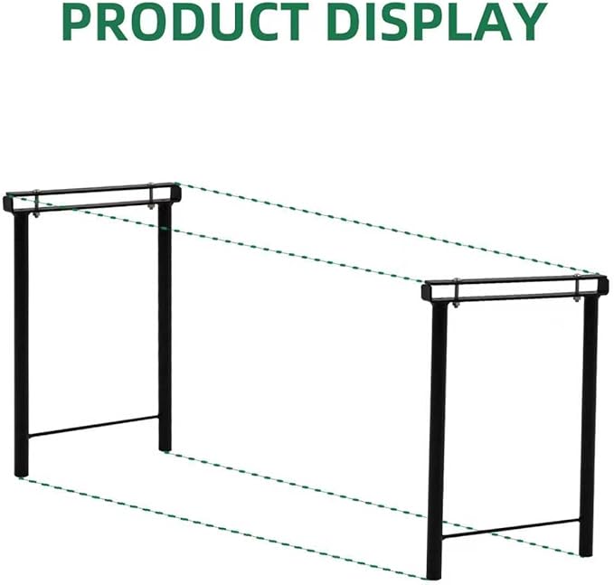 2PC Extra leg extensions, Replacement Parts for Metal Plant Stand (Tall Leg Replacement Part Ebony)