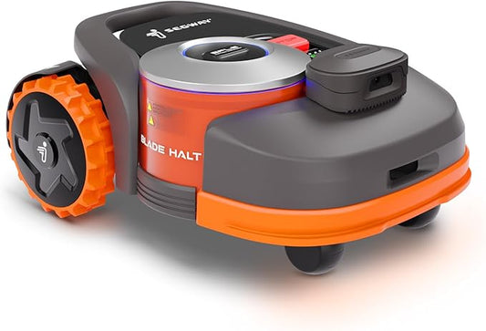 Segway Navimow H3000N-VF Robot Lawn Mower Perimeter Wire Free, 0.74 Acre RTK+Vision Robotic Lawnmower, Virtual Boundary, Systematic Mowing, APP Control, Anti-Theft 54dB(A) Quiet, Multi-Zone Management