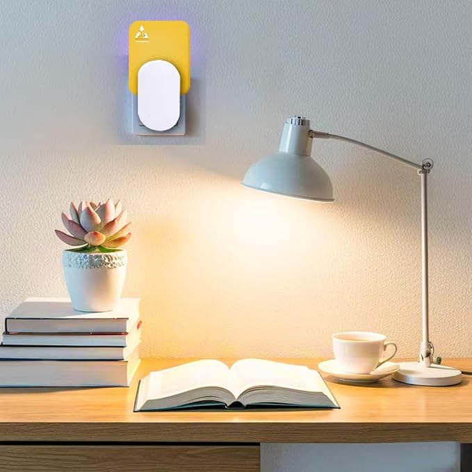 36 Pcs Sticky Refill Glue Cards, Compatible with Safer Home SH502, Dynatrap DT3005W-DS3, DT23005-06, Targets Moth, Fly, Mosquito, Gnat and More, Safe and Super Sticky (Macaron Yellow)