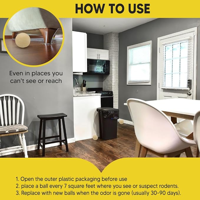 Pest Control, Mice Repellent Indoor, Rat Repellent, Mouse Repellent Outdoor, Long-Lasting Rodent Repellent Indoor, Repel Mice, Mouse, Rats, Ants, Roaches, Spiders, Moths & Other Pests-12P