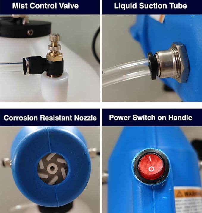 1.2 Gallon ULV Sprayer, Electric Mister, Environmental Atomizer Home Spray Indoor Outdoor Mist Maker for Office Restaurant Hotel Church School Theater Workshop Garden Yard (1pc)