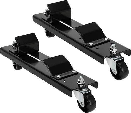 Heavy-Duty Snow Blower Storage Dollies, Replacement for John Deere LP70692, Fit 44", 47", 54" Snow Blowers, with 360° Locking Caster Wheels for Easy Movement (2PCS)