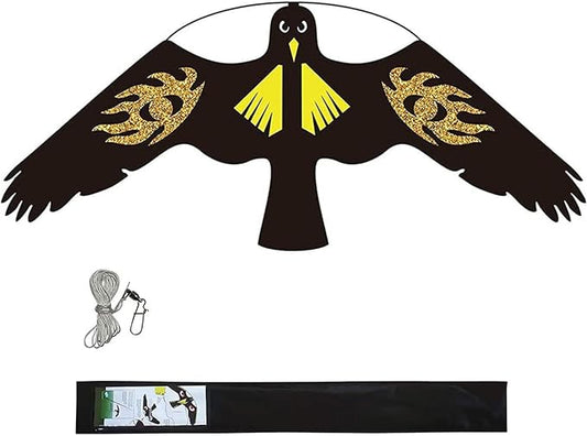 Bird Hawk Flying Kite for Crops Farm Protector Bird Scarer Flying Kites Without Pole - Style E Kite