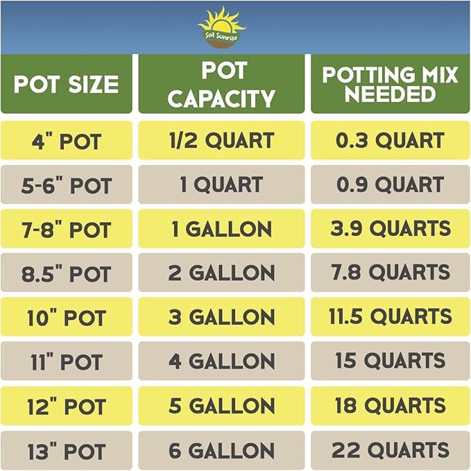 Fern Plant Potting Soil Mix (2 Quarts), Custom Hand Blended Mixture for Indoor/Outdoor Container Gardening