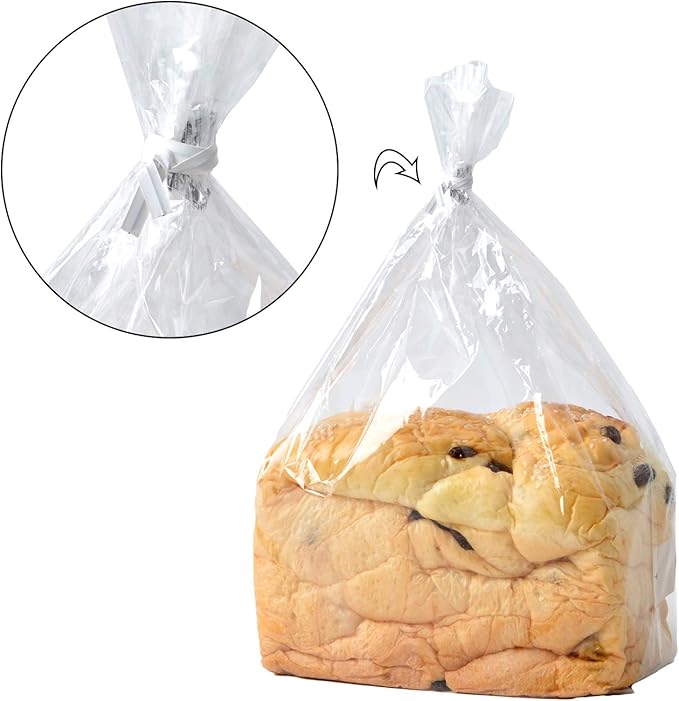 500 Pcs 5" White Paper Twist Ties Reusable Bread Ties, for Party Cello Candy Bread Coffee Bags Cake Pops