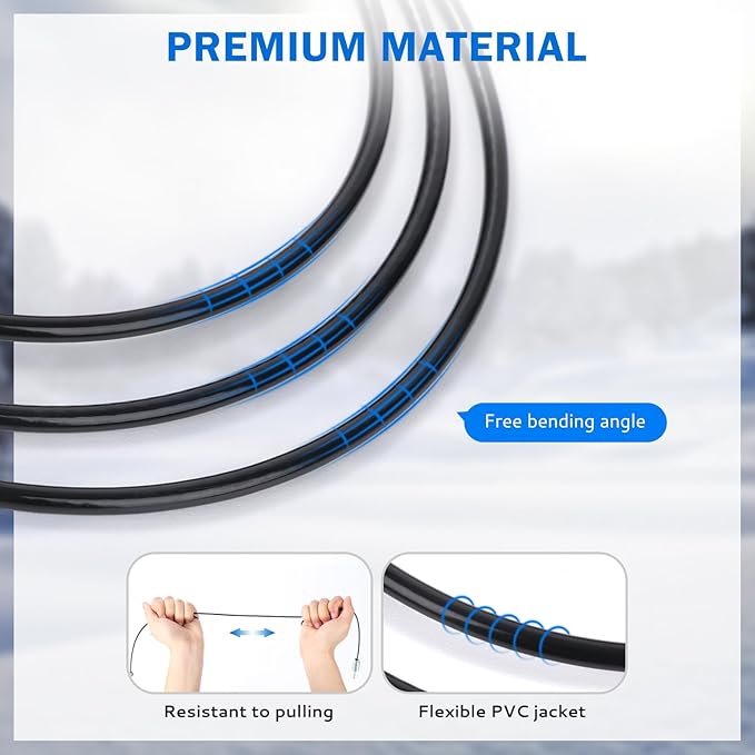 Creative.C 946-04230B Auger Drive Clutch Traction Control Cable for MTD Cub Cadet Troy-Bilt Storm Machines Yard Man Snow Blower Thrower 946-04230 946-04230A 746-04230 746-04230A