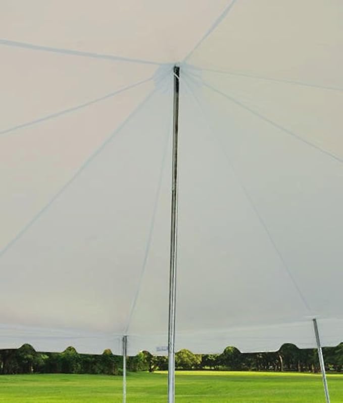 Party Tents Direct 20'x 30' Weekender Canopy Pole Tent with Sidewalls - Easy Up Canopy Tent with 120 Person Capacity - Outdoor Canopies for Parties, Weddings, and Events (Blue/White)