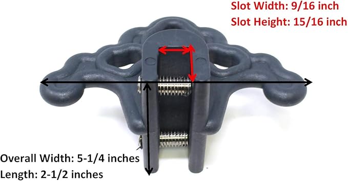 Plastic Roof Ice Guard Snow Guard Snow Stops for Standing Seam Metal Roofing - Multi-Color/Multi-Pack Listing (10, Grey)