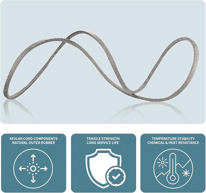 5/8 x 35'' Mower Drive Belt 954-05040, 754-0241, 754-0241A, 754-0241-352,954-0241A, 954-05040 Kevlar Lawn Mower Belt for MTD, Cub Cadet, Troy-Bilt, Craftsman (754-0241)