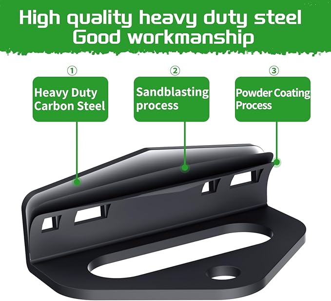 Zero Turn Mower Trailer Tow Hitch，Heavy Duty Steel Lawn Trailer Mount，Compatible with Many Models Lawn Mower, Tractor, Golf Cart, ATV Etc