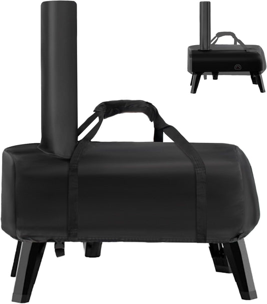 Pizza Oven Cover for Aidpiza Wood Pellet Pizza Oven,Outdoor Heavy Duty Portable Carry Waterproof Gas Pizza Grill Cover and Weather Resistant Oxford Fabric Cover(Black