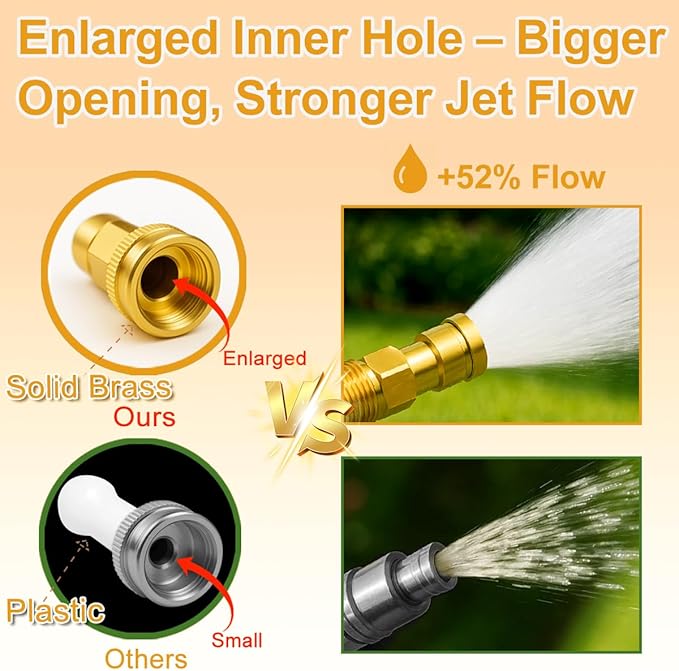 10FT Lightweight Garden Hose,Flexible Water Hose with Solid Brass Head,Kink-Free,Collapsible Hose,High Pressure Flat Water Hose for RV,Boat,Car Wash,Garden,Yard,Camper,Outdoor (BlueBlack, 10 feet)