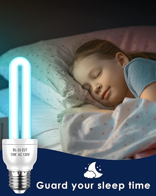 PACETAP E27 15W 2U Type Replacement Bulb, 2 Pack, Compatible with Most Models Indoor Outdoor Lamp