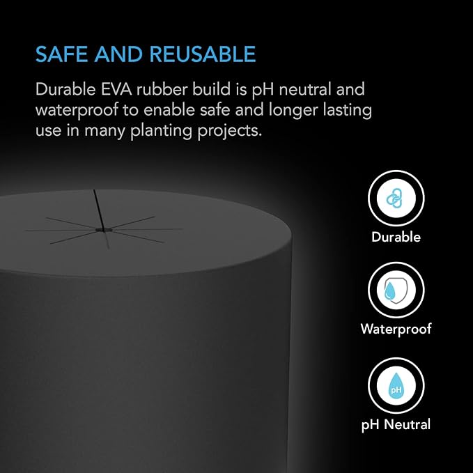 AC Infinity Clone Collar 2-Inch, Cloner Inserts with 8-Spoke Design, 100-Pack for Use with Net Cups in Hydroponics Growing Systems, Aeroponics, Cloning Machines, and Home Gardening