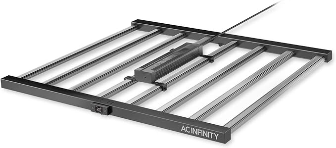 AC Infinity IONFRAME EVO8, Samsung LM301H EVO Bar LED Grow Light 5x5, 2688 Diodes, with Schedule Controller, 730W Full-Spectrum Commercial Plant Lights for Indoor Growing in Grow Rooms & Greenhouses
