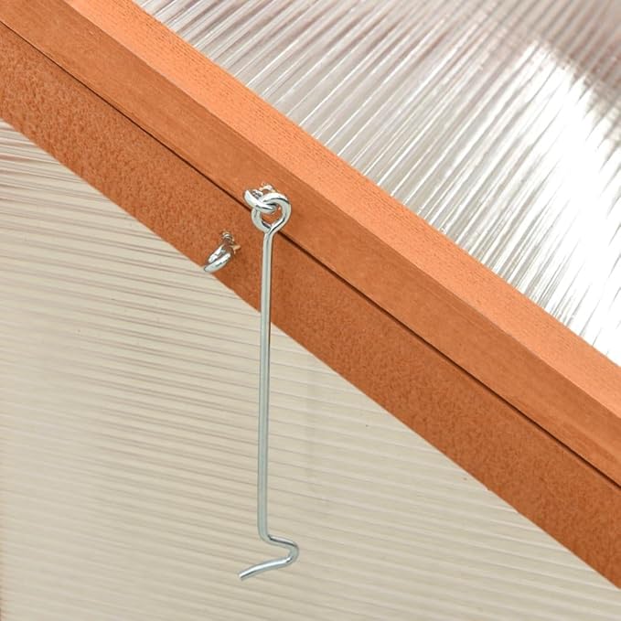 Greenhouse 39.4x25.6 x15.7 Firwood,Wood Cold Frame Greenhouse,Garden Portable Mini Greenhouse Cabinet, Raised Flower Planter Shelf Protection for Outdoor Indoor Use