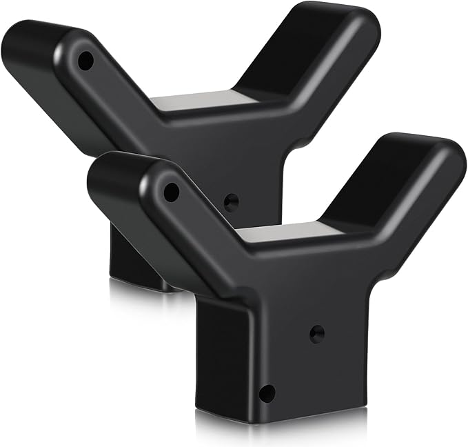 Yungyan 2 Pcs Tree Support, Plastic Fruit Tree Branch Support Device Tree Brace Prevent Them from Breaking for Vineyards Ornamental Gardens Orchards Fits on Standard 1.57 x 1.57 Inch Lumber (Grey)