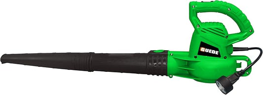 GUEDE Electric Leaf Blower, Corded 7 Amp, 155MPH Air Speed, Lightweight & Handheld for Lawn Care, Patio Cleaning, Leaves & Snow Blowing