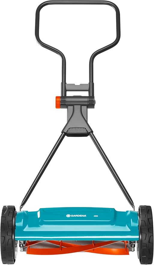 GARDENA (4018) Classic 16" Reel Lawn Mower with 5 Blades. The Lawn Mower for Everyday use with No Gas, No Electricity Makes Mowing a Breeze. Best Yard Tools You can own.
