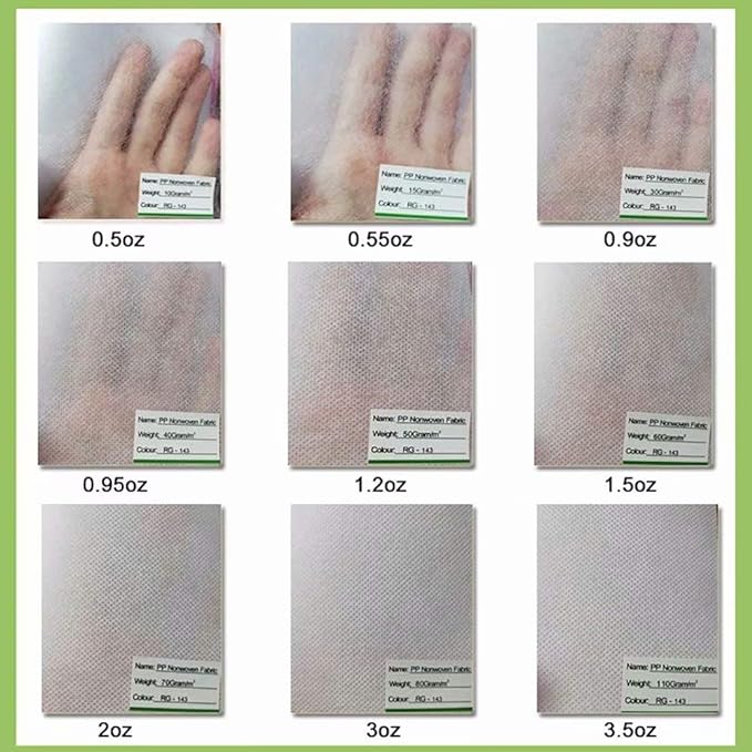 Agfabric Row Cover 0.55oz 12'x50' Frost Blanket for Winter Protection Plant Covers Feeeze Protection,White