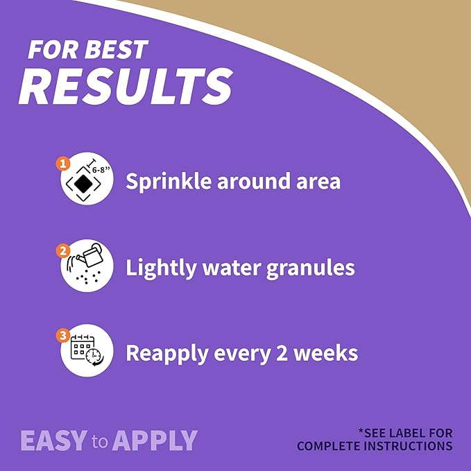 Bonide Repels-All Animal Repellent Granules, 6 lbs. Ready-to-Use Deer & Rabbit Repellent, Deter Pests from Lawn & Garden